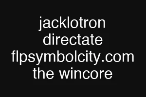jacklotron directate flpsymbolcity.com the wincore