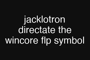 jacklotron directate the wincore flp symbol