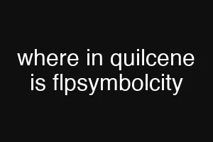 where in quilcene is flpsymbolcity